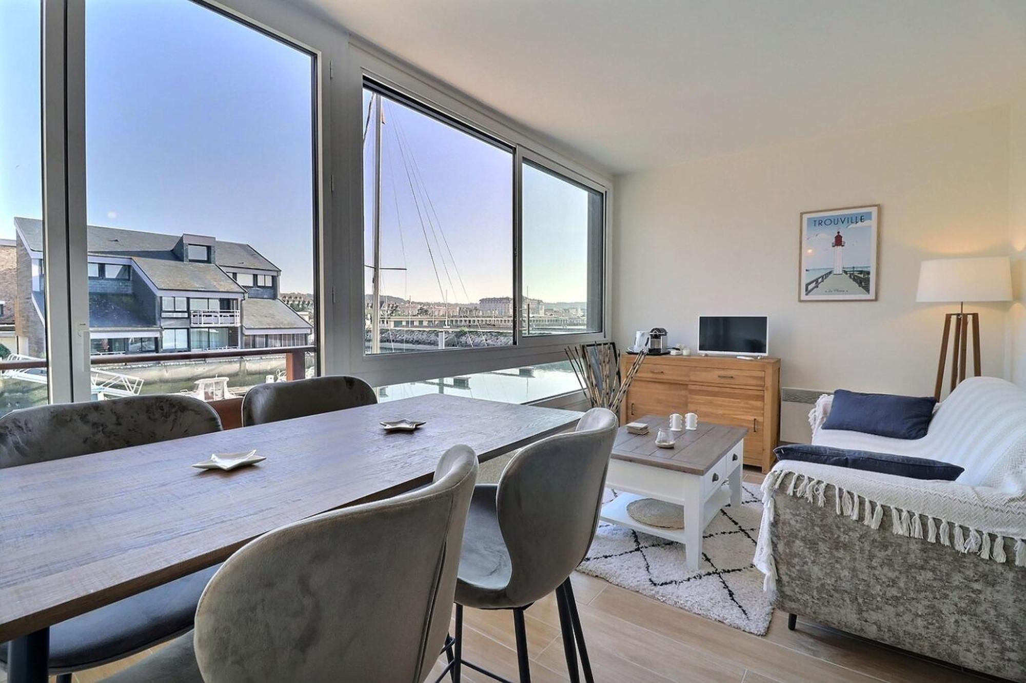 Sublime Apartment Facing The Port & Planches Deauville Exteriér fotografie
