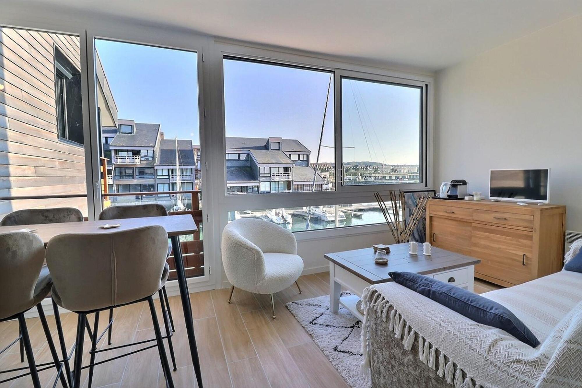 Sublime Apartment Facing The Port & Planches Deauville Exteriér fotografie